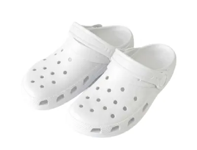 Theater Shoe with Buckle - White