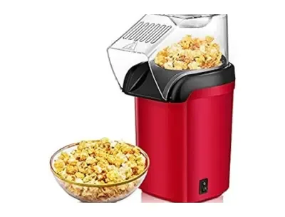 Mini Hot Air Oil-Free Popcorn Maker Machine