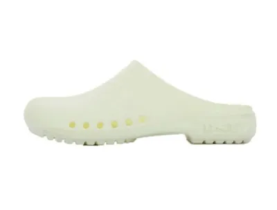 Slides Theater Shoes with Holes - White