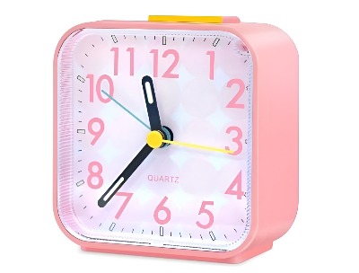 Mini Cute Cubic Style Quartz Table Alarm Clock