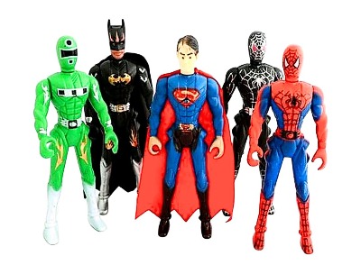 Superhero Signature Action Figures Set (5-Pack)