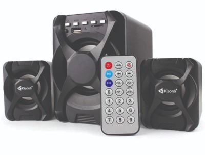 Kisonli Subwoofer Speaker System with Bluetooth and FM