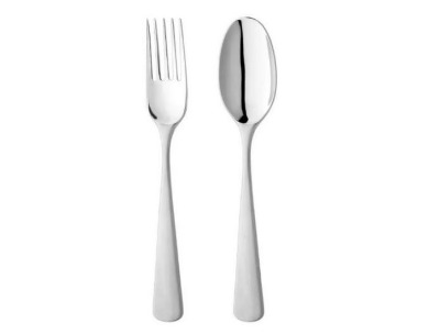 Royal Table Stainless Steel Cutlery Set - 12 Forks & 12 Spoons
