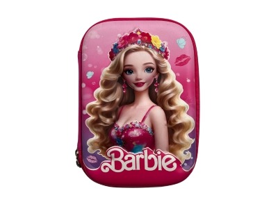 3D Kids Pencil Case - Large - Barbie