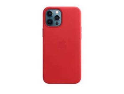 Apple iPhone 12 Pro Max Leather Case – Product Red Edition