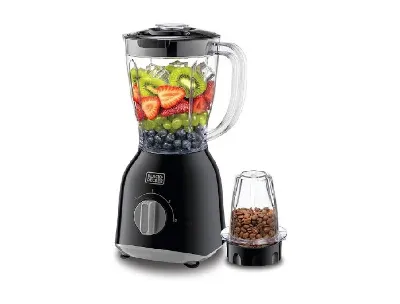 Black+Decker 1.0L Blender with 2 Jars and Grinder Mill
