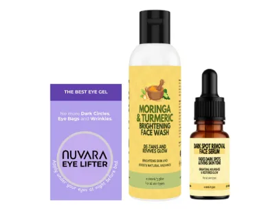 The Face Dark Spot Removal Pack: Serum, Face Wash & Eye Lifter