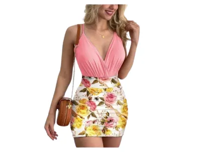 Flora Printed Mini Dress