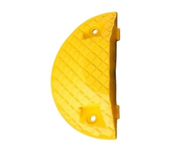 Road Humps - Plastic - Yellow - Rounderd Edged