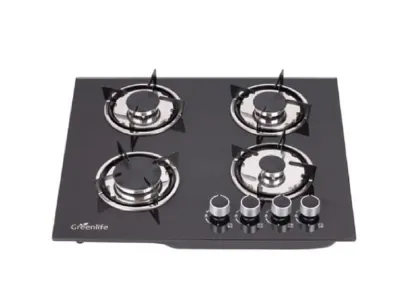 Green Life Glass Top 4 Burner Gas Cooker / Cooker Hob