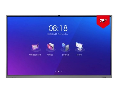 Amida 75 Inch Smart Interactive Display 4K UHD (Android 8GB+128GB, Anti-Glare)