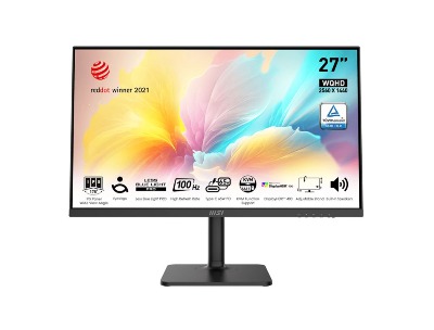 MSI Modern Md272Qxp 2K 27” Ips 100Hz USB C Monitor