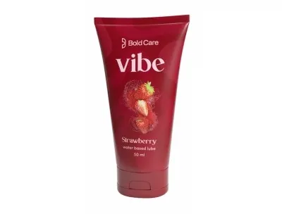 Bold Care Vibe Strawberry Flavoured Water Based Intimate Lube