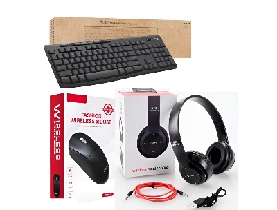 Wireless 4-in-1 Computer Accessories Bundle