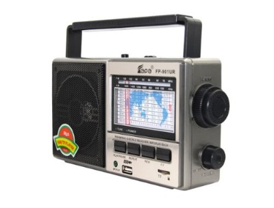 FEPE AM/FM/SW1-9 World Receiver Radio – USB/TF MP3 Player