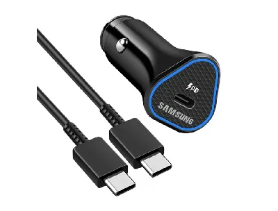 Samsung 25W USB-C Fast Charging Car Charger with Type-C Cable