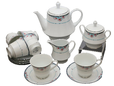 Gold Mark Tea Set - 17 Pcs