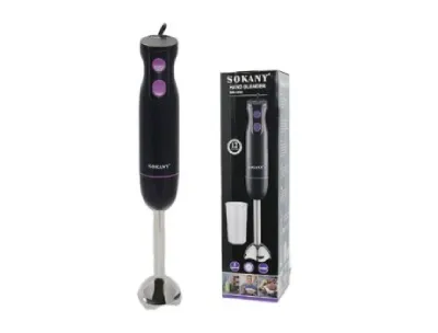 SOKANY Hand Blender (2 Speed | Stainless Steel Blade)