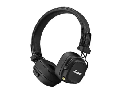 Marshall Major V On-Ear Wireless Bluetooth Headphones - Black