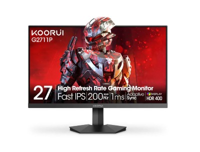 KOORUI G2711P FHD IPS 200Hz HDR400 Gaming Monitor