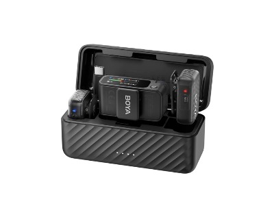 Boya Boyamic 2-01 Ai Powered Mini Wireless Microphone (Black)