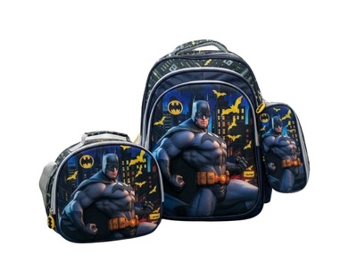 3 in 1 Trolley Bag without Trolley - Batman City (17H x 13L x 7.5W)