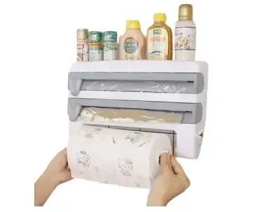 3 in 1 Wall Mounted Paper Holder