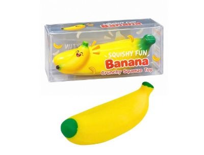 Crunchy Banana Squishy Toy