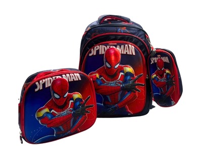 3 in 1 Trolley Bag without Trolley - Marvel Spider Man (17H x 13L x 7.5W)