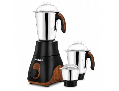 Kanvox 750W Mixer Grinder Stainless Steel Jars