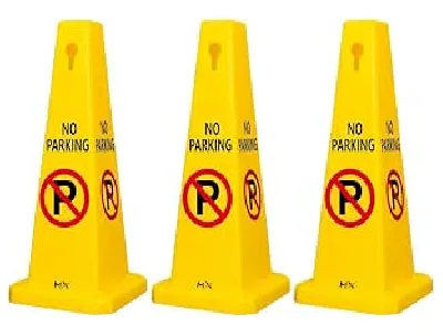 No Parking 4 Sides Traffic Cone