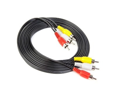 3 RCA to 3 RCA Male Audio Video AV Cable