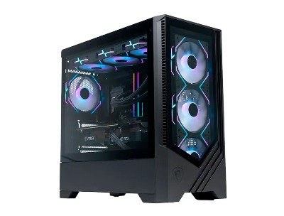 MSI PAG Forge M100l Black Gaming Casing (Black)