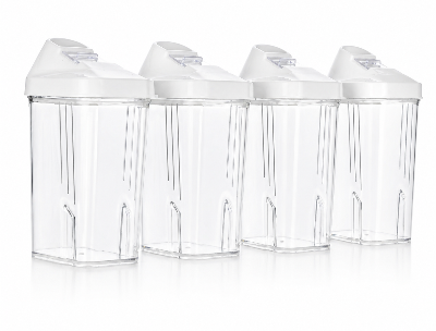 Smart Flow Airtight Storage Container Set (4PCS – 250ml)