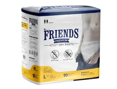 Friends Adult Diaper Pant (Large) - 10Pcs