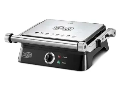 Black+Decker 1400W Contact Grill with Fixed Plate