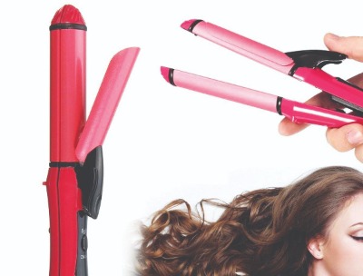Nova Beauty 2-in-1 NHair Straightener & Curler Set