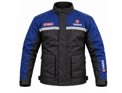 Yamaha Unisex Bike Riding Jacket - Blue and Black