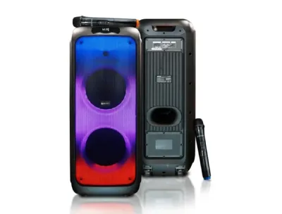 Fuji Portable Bluetooth Speaker + 2 Wireless Mic