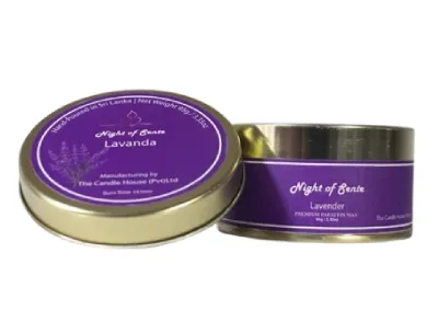Lavender Candle Tin