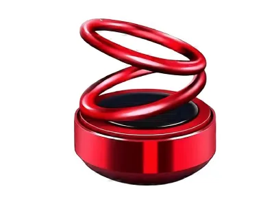Rotating Car Air Freshener with Double-Ring
