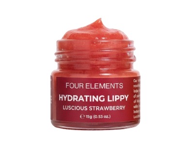 Four Elements Hydrating Lippy Lip Balm Luscious Strawberry - 15g