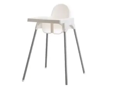 Harper High Chair | Feeding Chair - White
