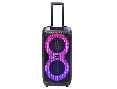 Flico 8-Inch Dual Speaker Portable Party Box