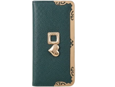 Ladies Luxury Clutch Grasshopper Green Imported Artificial Leather