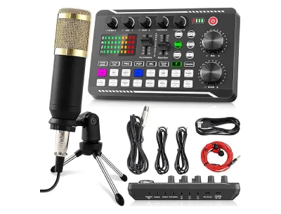 Facmogu F998 Podcast Equipment Bundle