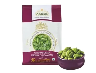 AKBAR Green Grade (7-8mm) Cardamom (1Kg)