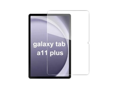 Tempered Glass Screen Protector for Samsung Galaxy Tab A11 Plus 11", 9H Hardness, Case Friendly, Ultra Clear Tab A11 Plus Tempered Glass Guard - Transparent