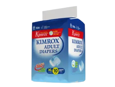 KIMROX Adult Diapers (XL) - 10 pcs