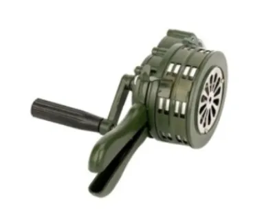 Manually Operated Hand Crank Alarm Siren